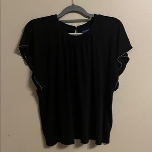 Apt. 9 Black Short Sleeve Top